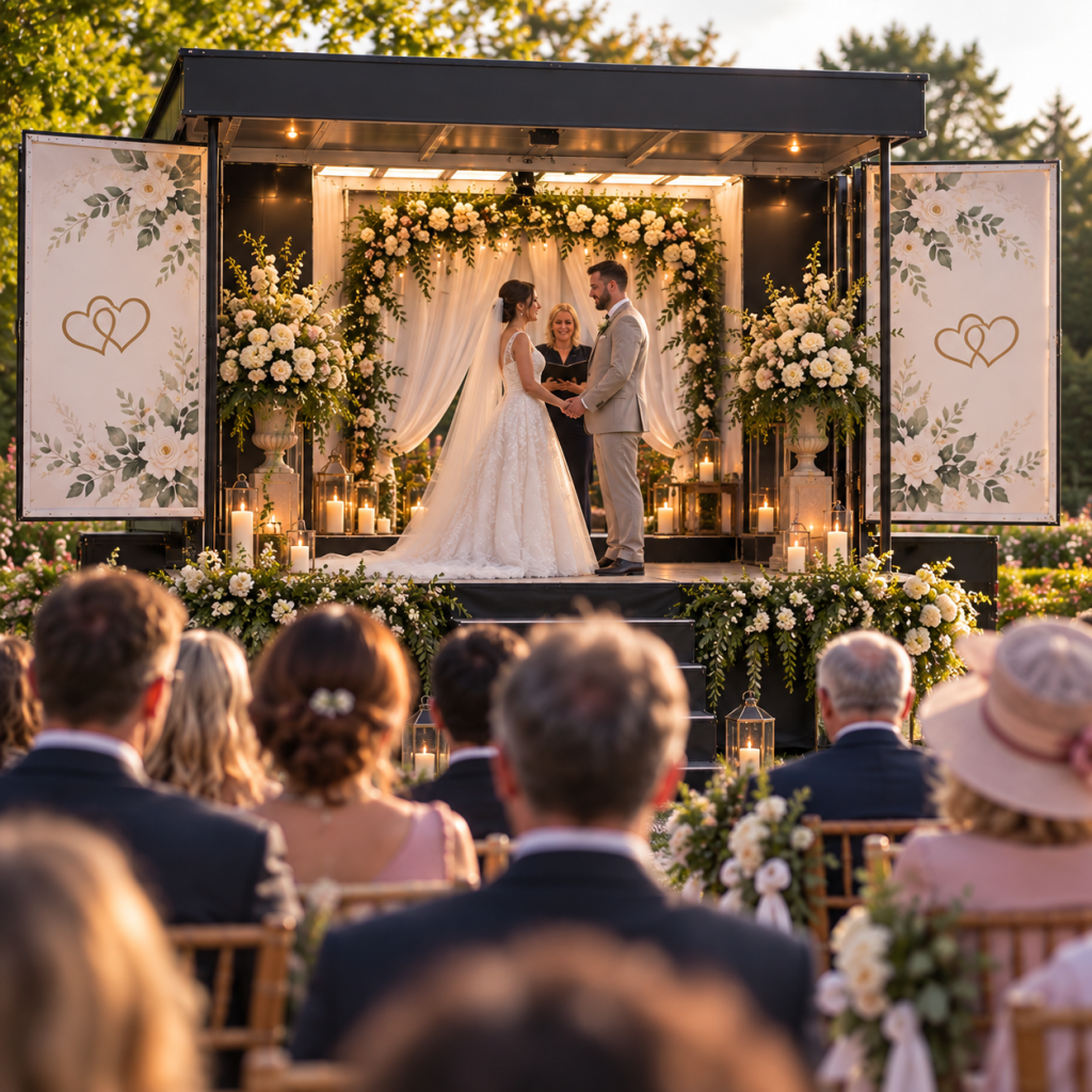 QuickStage - outdoor weddings in the UK