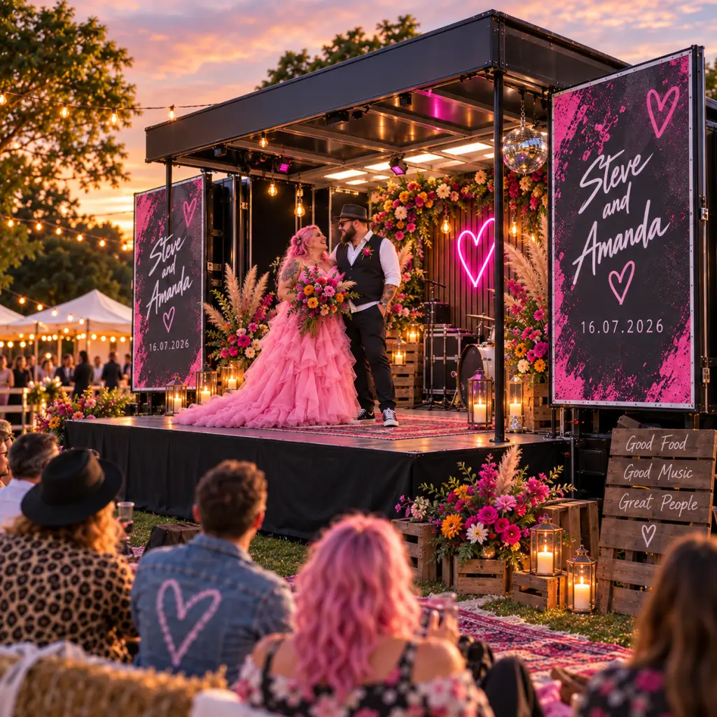 QuickStage - Your outdoor wedding - your style!